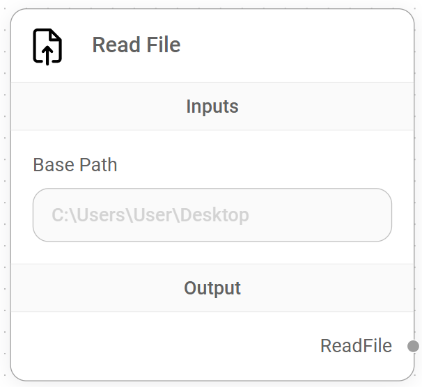 <p>Read File Node</p>